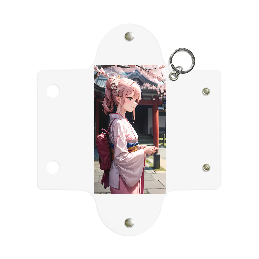 kimono_musume  AI artのscene4 Mini Clear Multipurpose Case