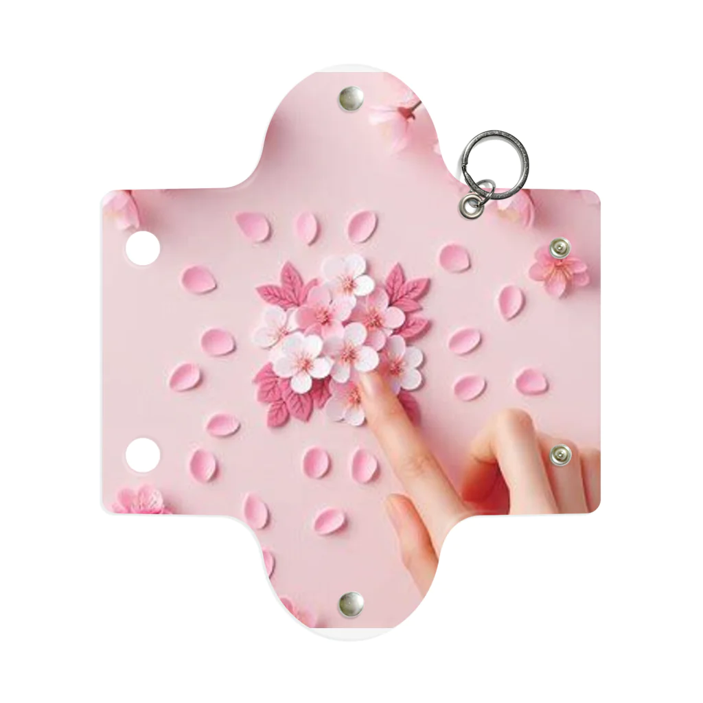 chapinnuのさくらの花びらで遊ぼう♪ Mini Clear Multipurpose Case