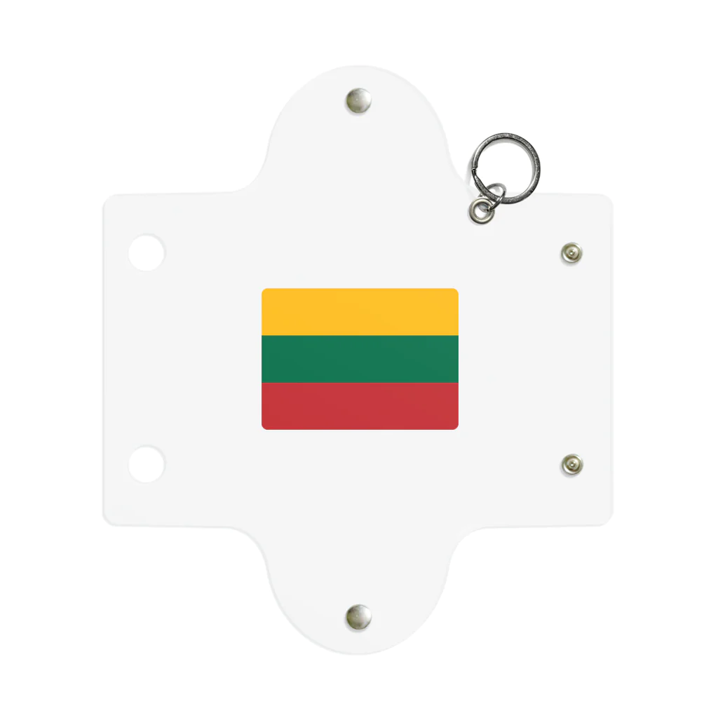 お絵かき屋さんのリトアニアの国旗 ミニクリアマルチケース