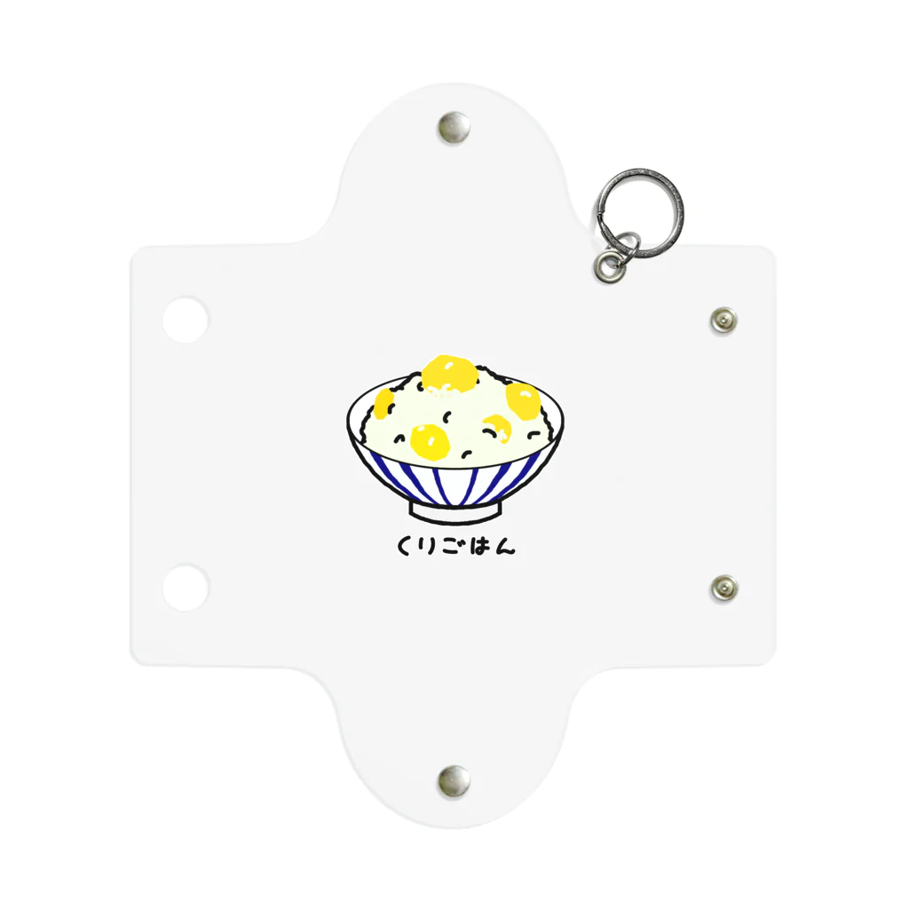 脂身通信Ｚの栗ごはん♪240506 Mini Clear Multipurpose Case