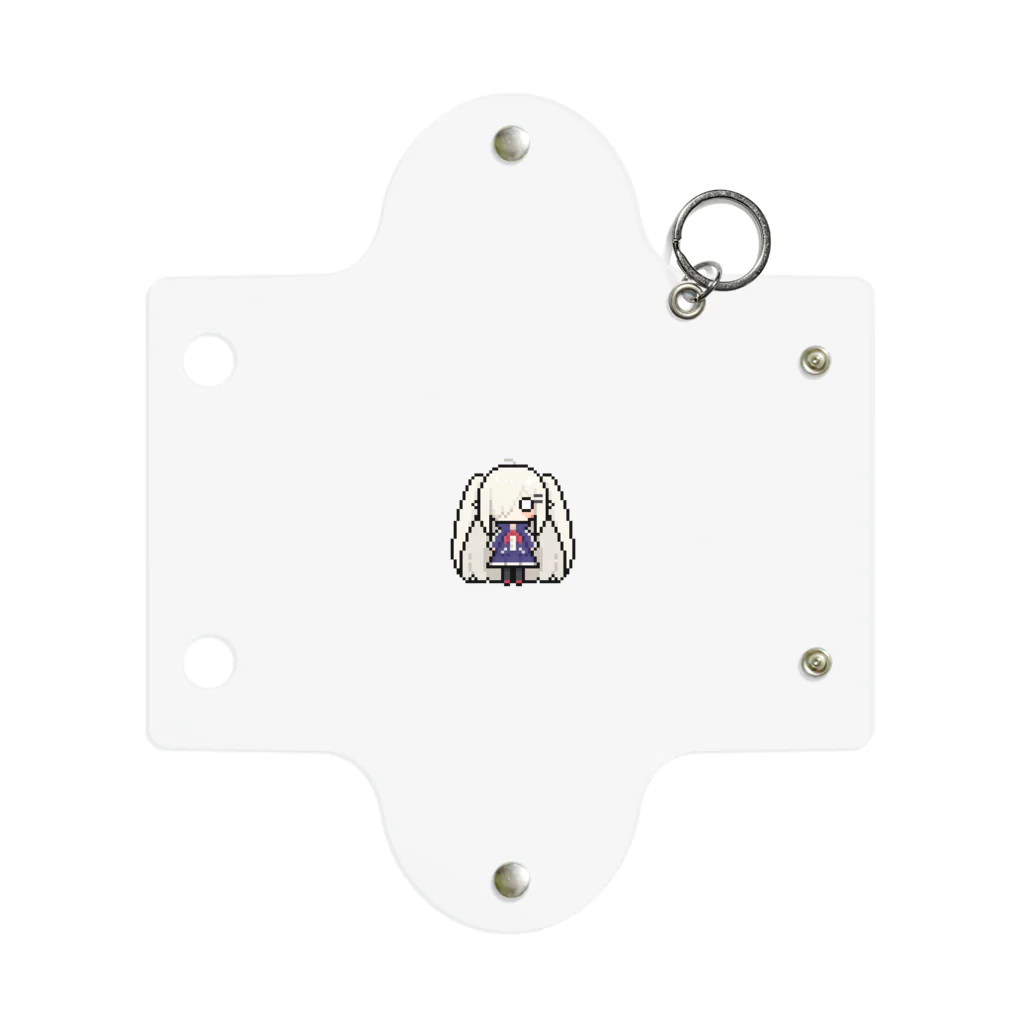 horidesuのドット絵の白髪ロング美少女 Mini Clear Multipurpose Case