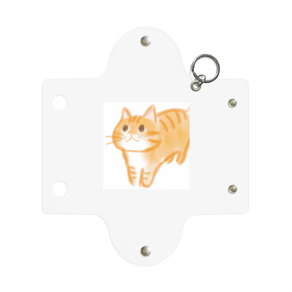 shopアルーニョのキュートなワクワクねこ Mini Clear Multipurpose Case