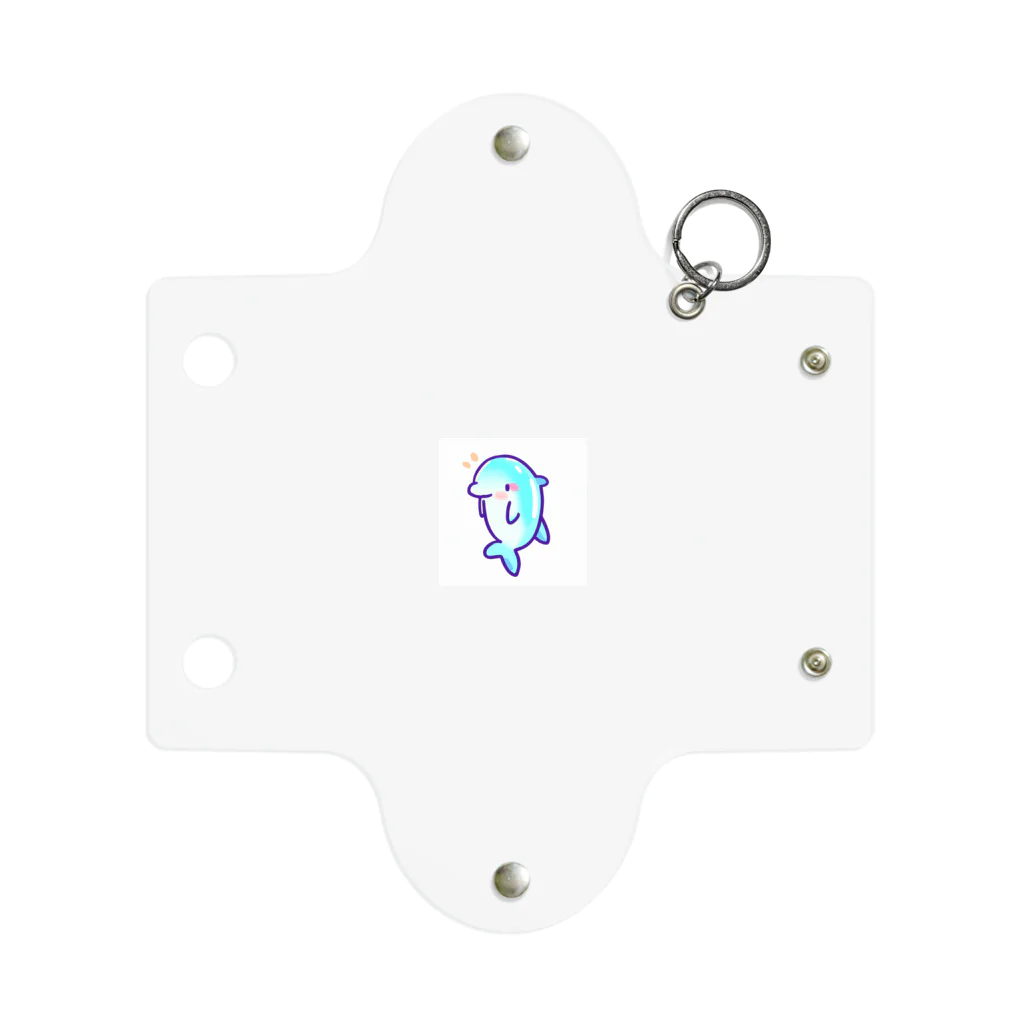 Tomo,s SHOPのイルカのドルちゃん Mini Clear Multipurpose Case