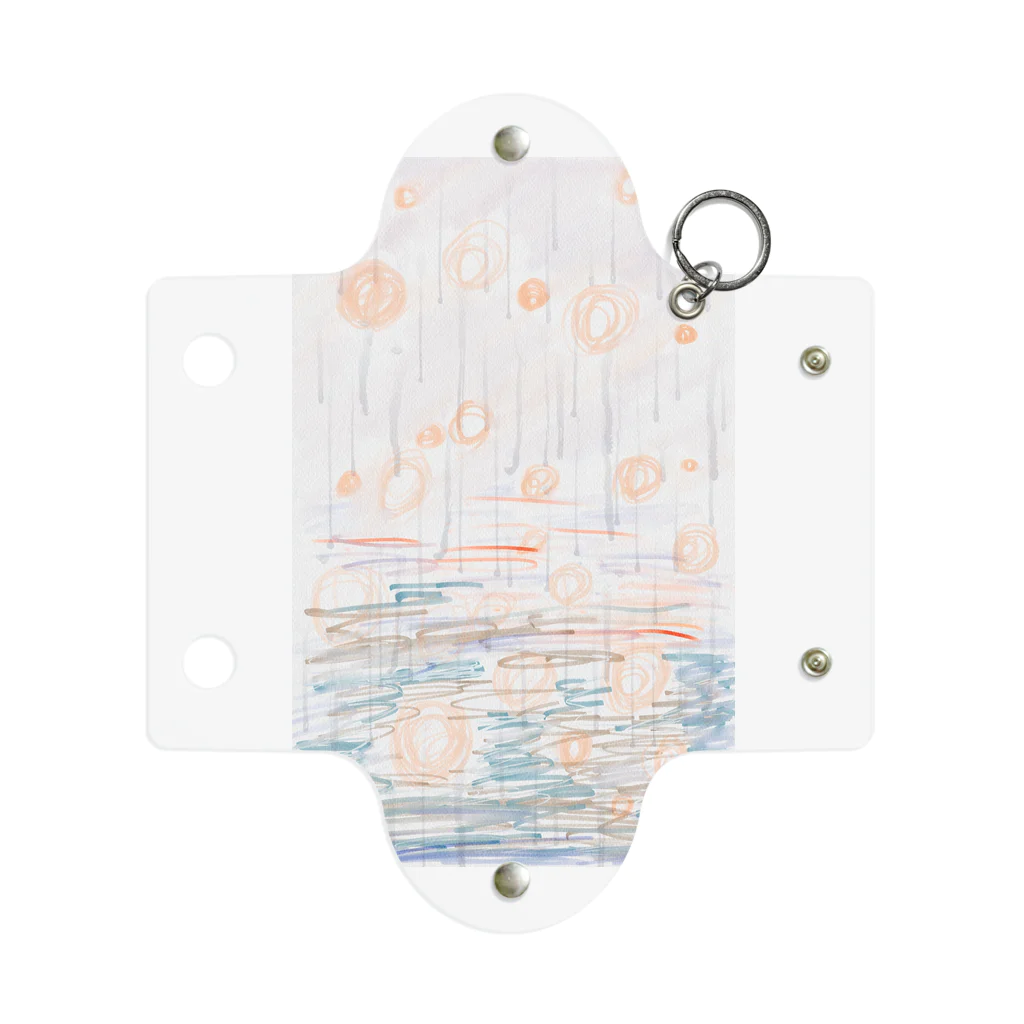 ASHLEY'S atelierのRaindrops Mini Clear Multipurpose Case