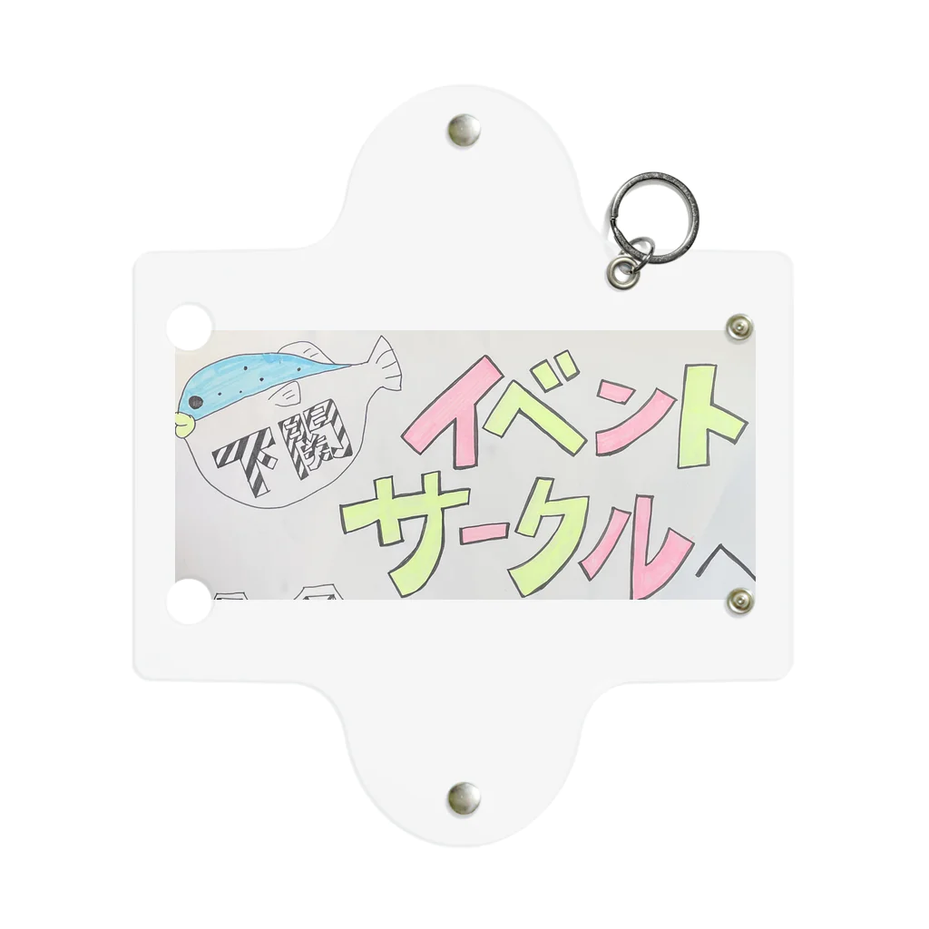 下関イベントサークルの下関イベントサークルロゴ Mini Clear Multipurpose Case