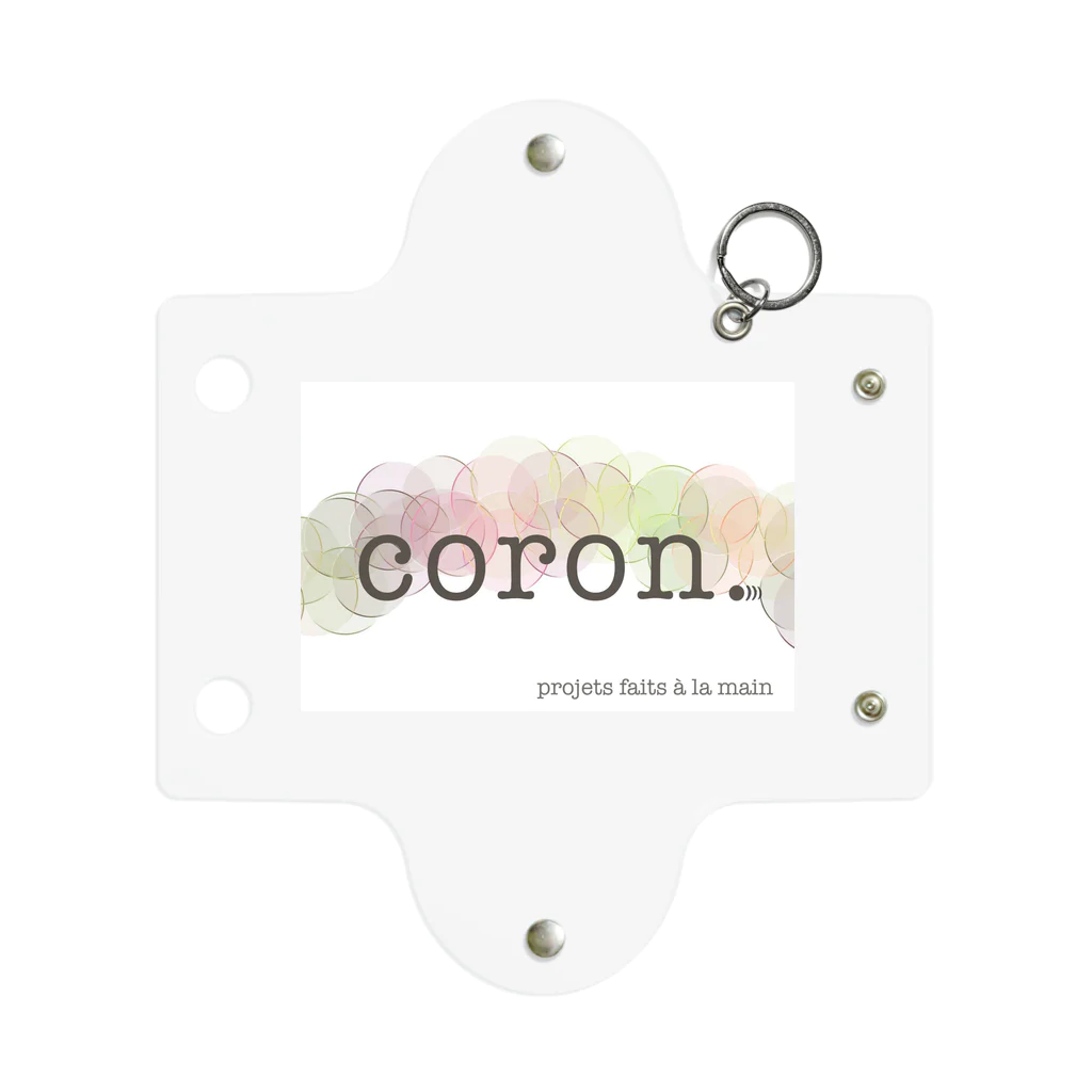 coron.のcoron.ショップブランドマーク Mini Clear Multipurpose Case