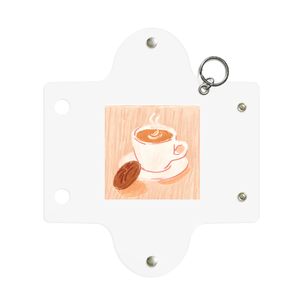 Sikisiyoのレトロ風なコーヒーイラストグッズ Mini Clear Multipurpose Case