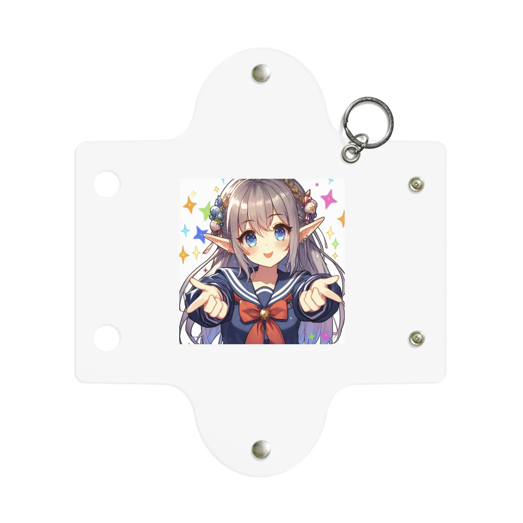 aaammmamのエルフ　美少女　セーラー服　アイドル Mini Clear Multipurpose Case