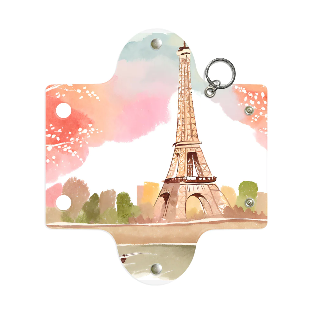 tyu-ripuのparis spring Mini Clear Multipurpose Case