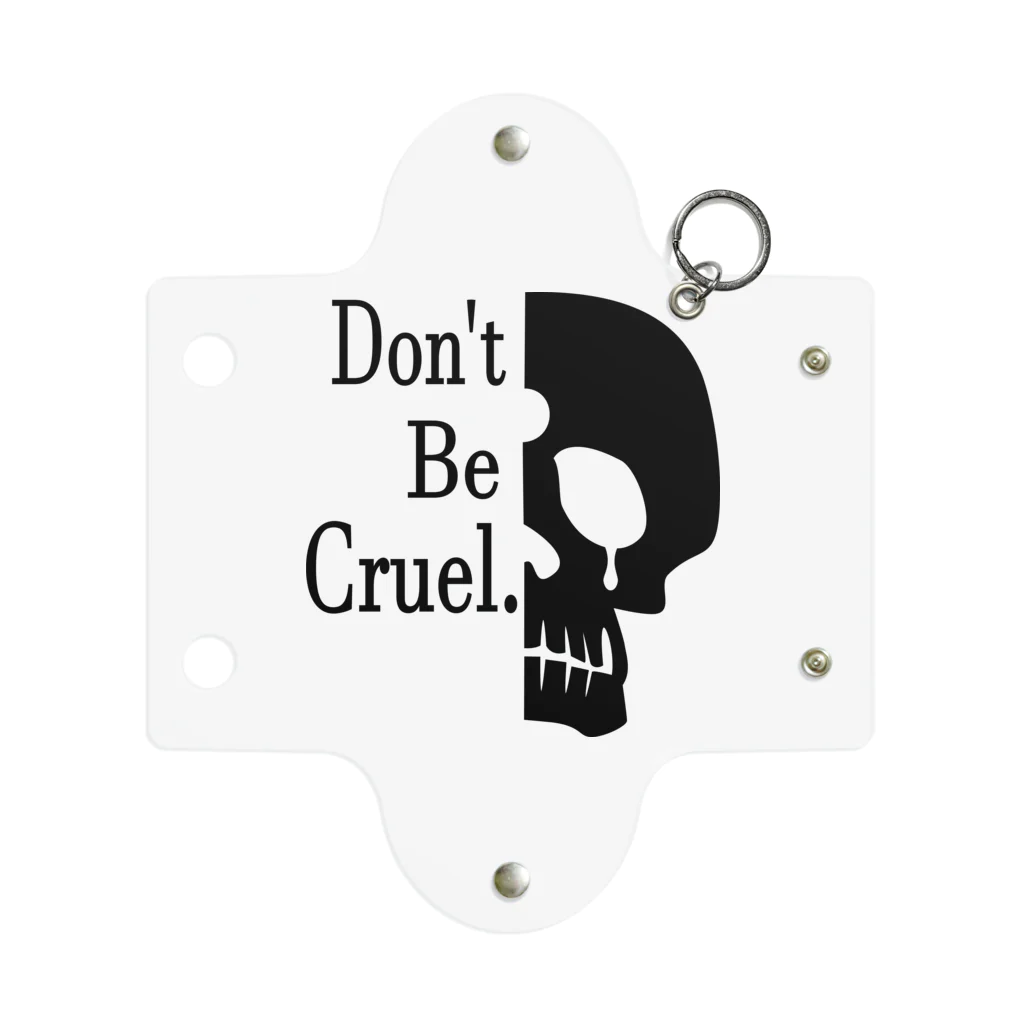 『NG （Niche・Gate）』ニッチゲート-- IN SUZURIのDon't Be Cruel.(黒) Mini Clear Multipurpose Case