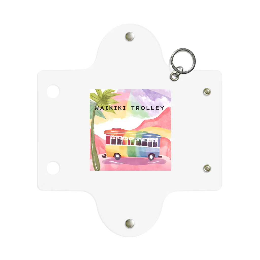 ハワイライフのWAIKIKI TROLLEY Mini Clear Multipurpose Case