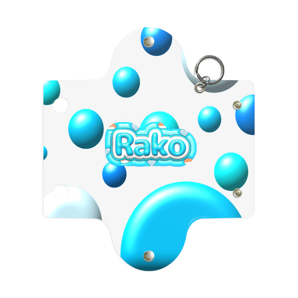 Rako🍣R民  のぷくぷくRako ミニクリアマルチケース