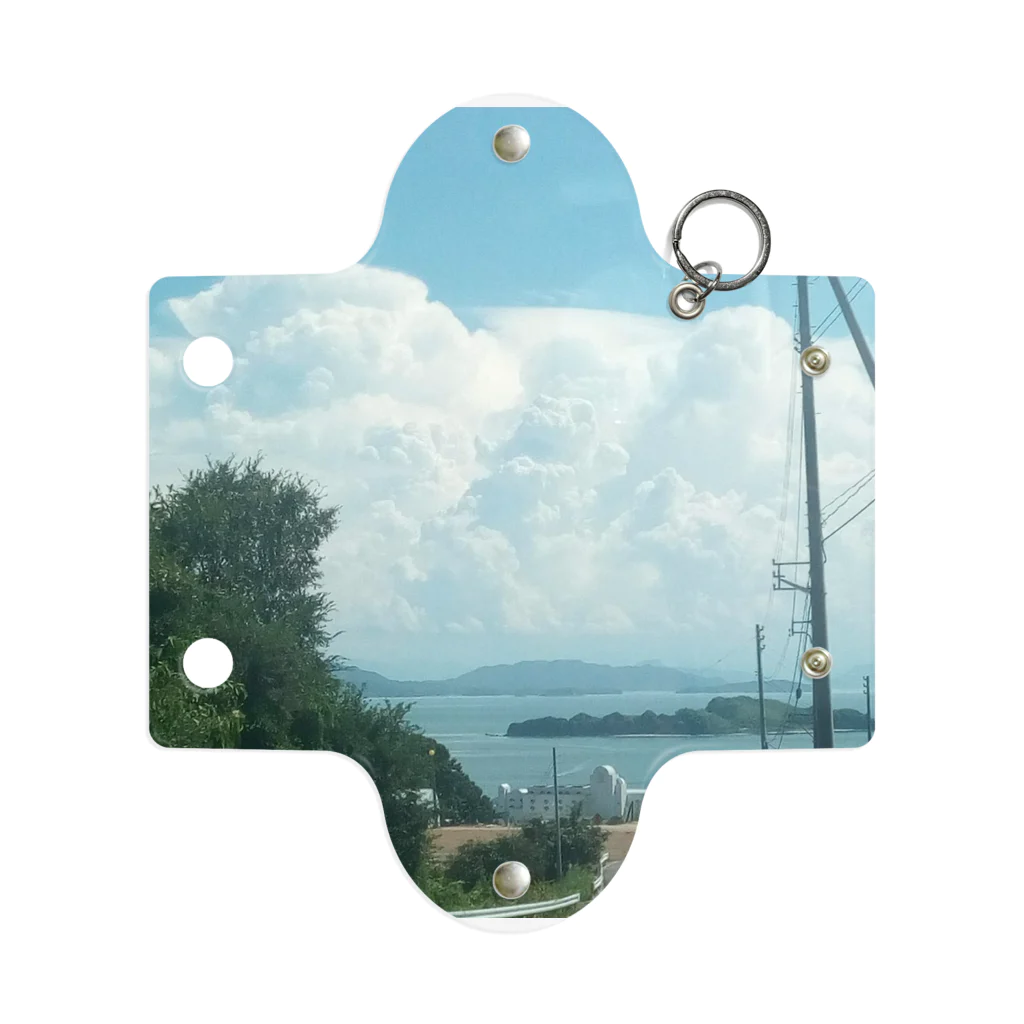 inoriの瀬戸内のある海街の風景 Mini Clear Multipurpose Case