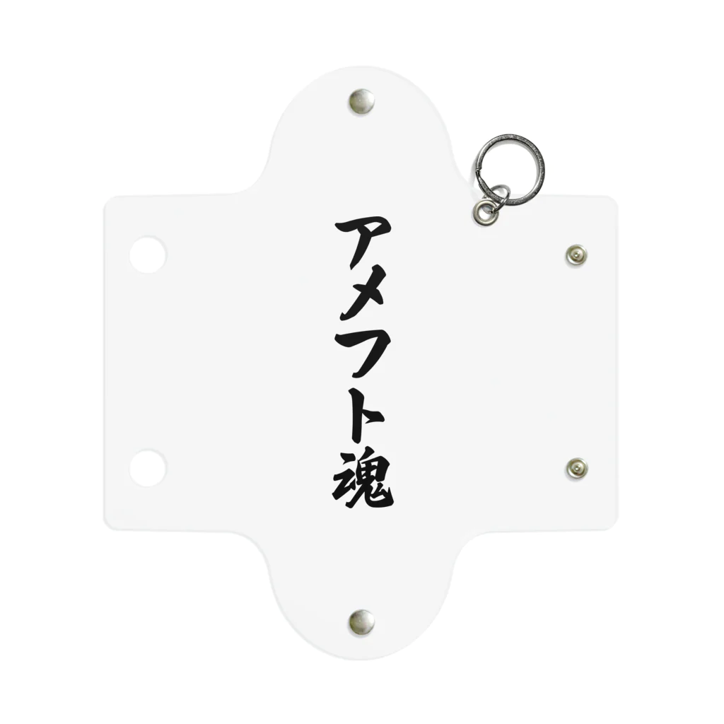 着る文字屋のアメフト魂 Mini Clear Multipurpose Case