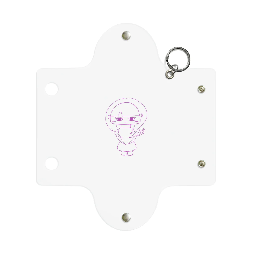 やーちゃグッズのウルフカットのウルフちゃん(白い背景なし) Mini Clear Multipurpose Case