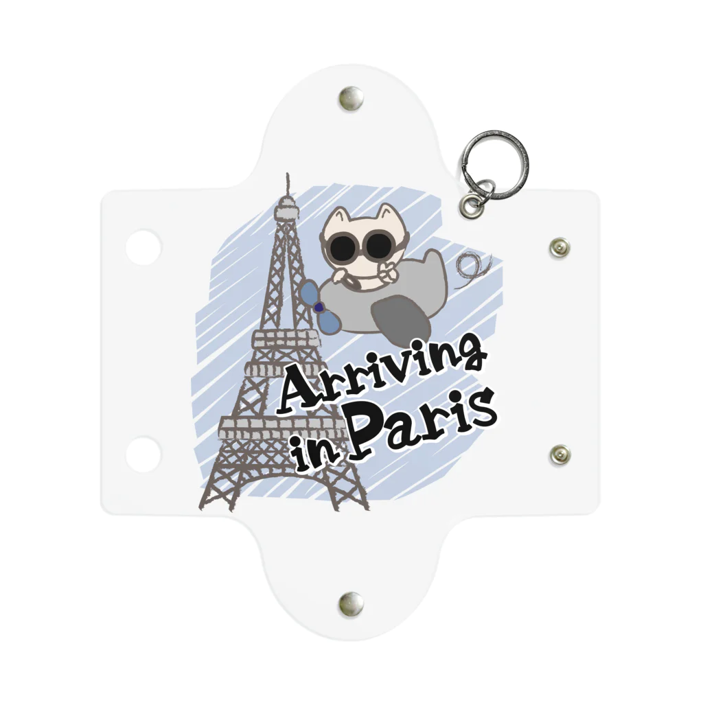 sari'sのArriving in Paris ミニクリアマルチケース