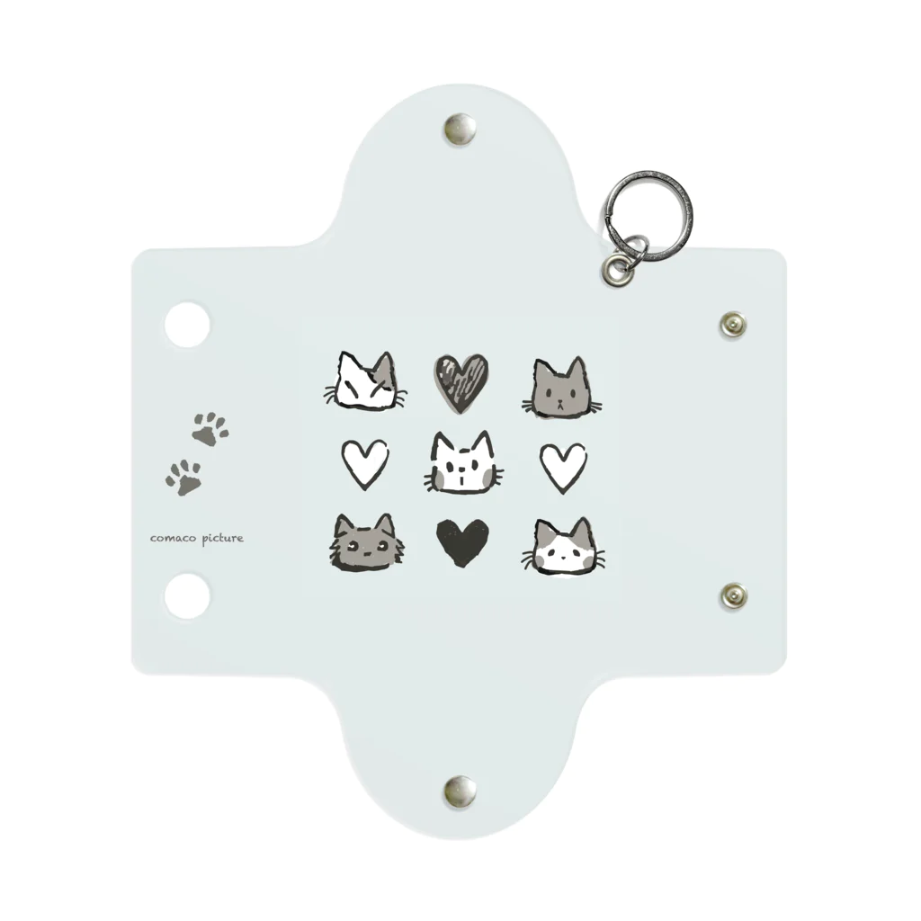 猫のグッズ屋 “ ねこつながり "のねこつながり Mini Clear Multipurpose Case