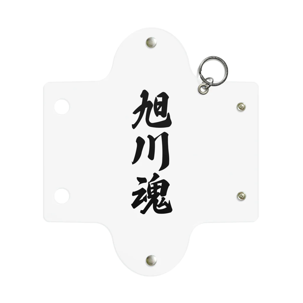 着る文字屋の旭川魂 （地元魂） Mini Clear Multipurpose Case