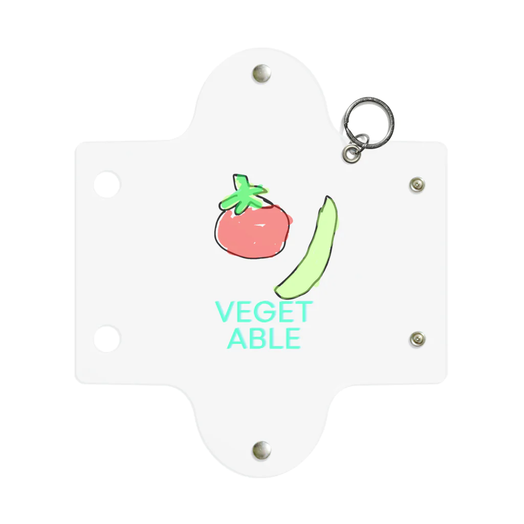 顔面チンパンジーラップのレベルは一般人のベジぐっず Mini Clear Multipurpose Case