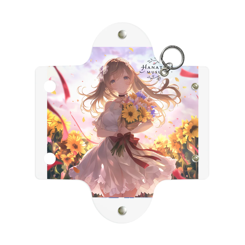 花束娘のDreaming in a Field of Sunflowers Mini Clear Multipurpose Case