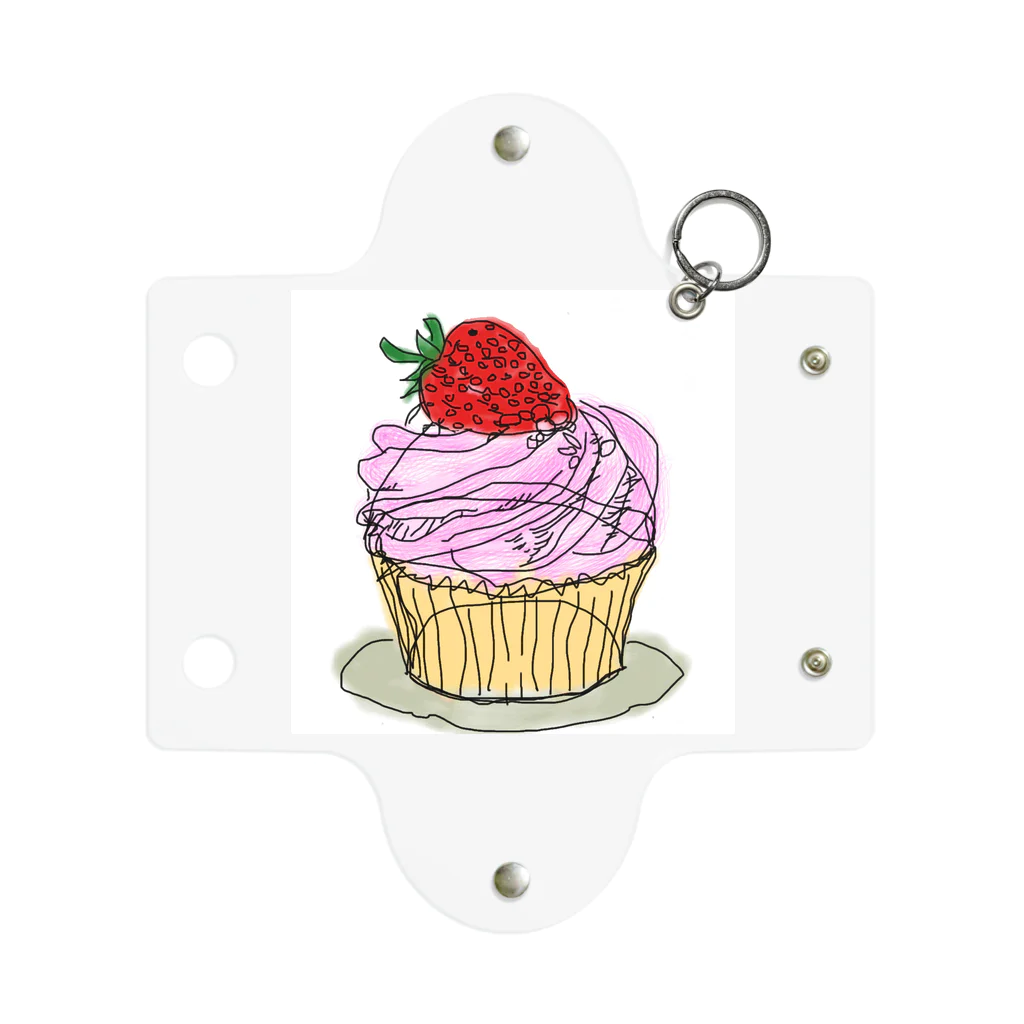yuihana_marketのichigo・cupcake ミニクリアマルチケース