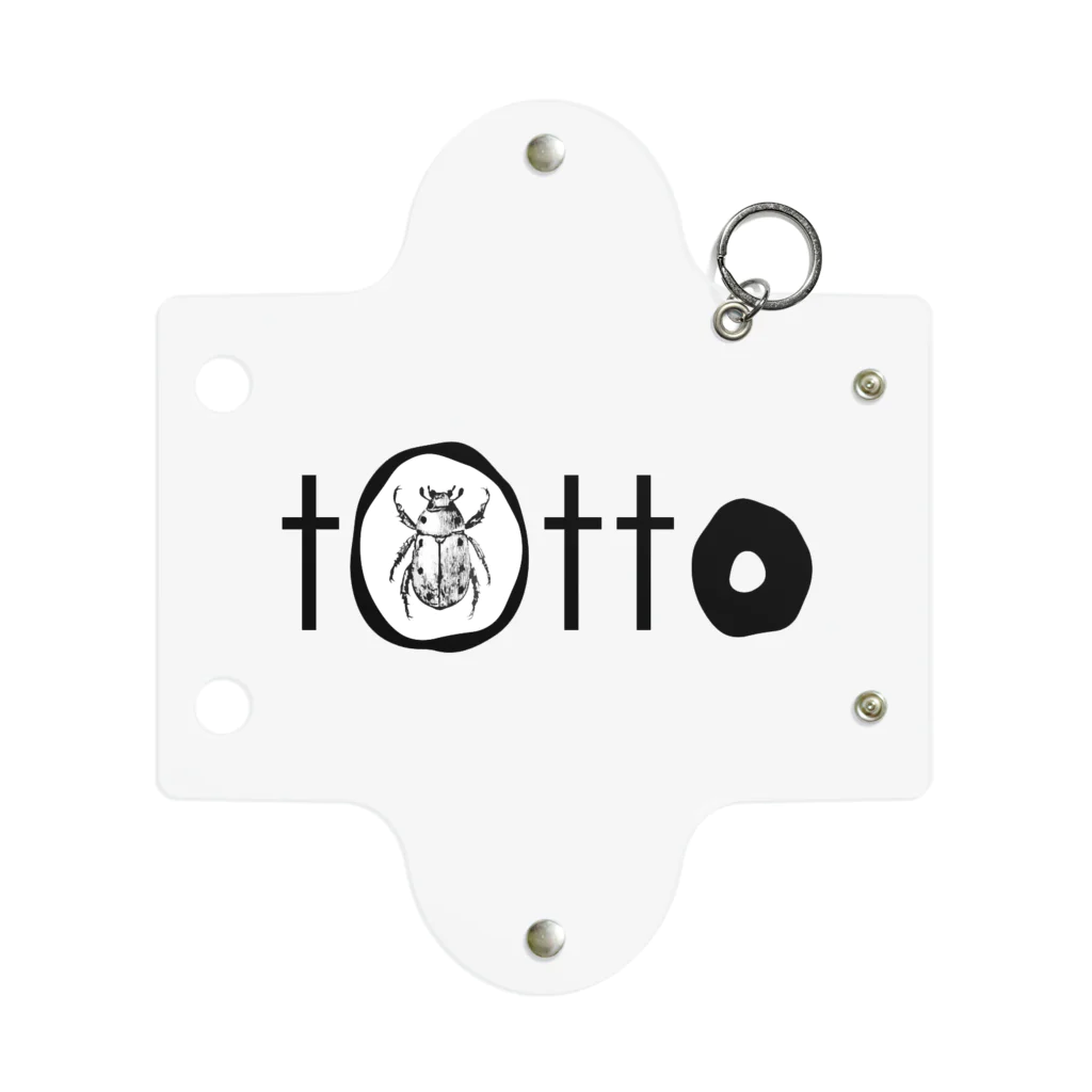 tottoのtottoロゴ Mini Clear Multipurpose Case