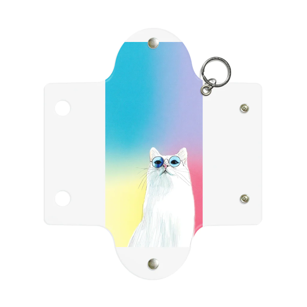 Furoneko屋のしぶねこ Mini Clear Multipurpose Case