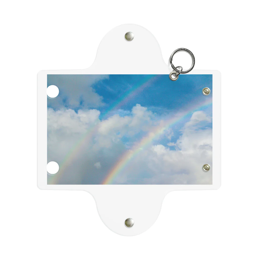 mizuphoto galleryのTwo rainbows Mini Clear Multipurpose Case