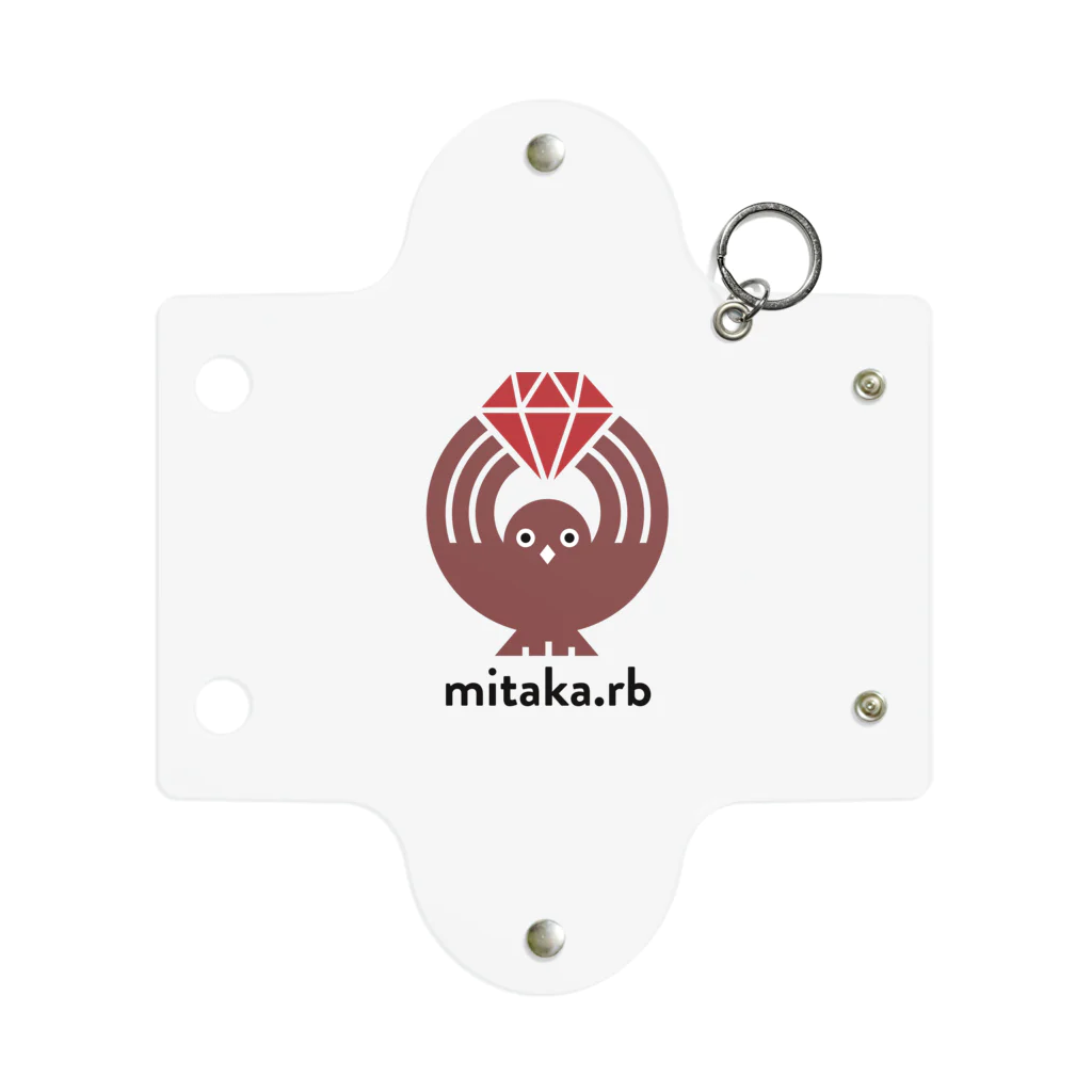 (\( ⁰⊖⁰)/) esaのmitaka.rb ﾜﾝﾎﾟｲﾝﾄ Mini Clear Multipurpose Case