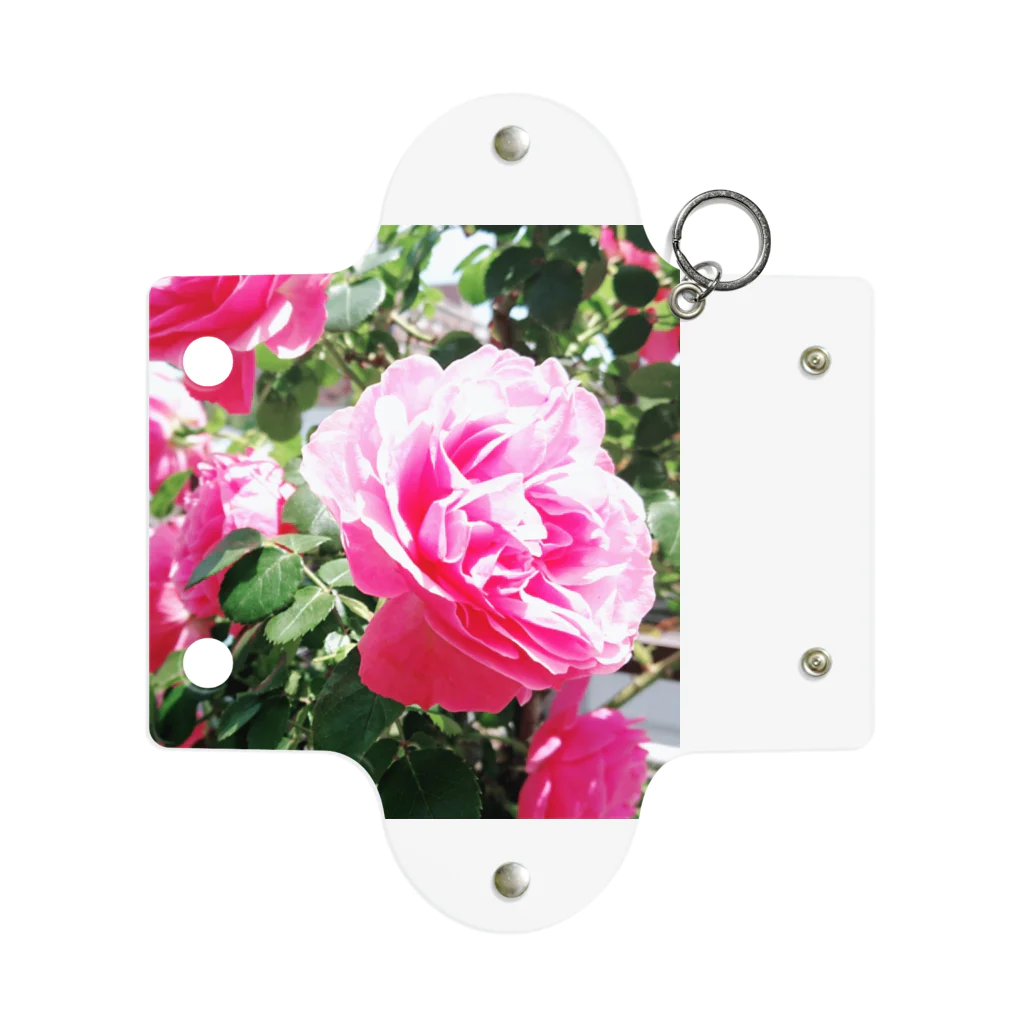 或る by 千～sahasraのpink rose Mini Clear Multipurpose Case