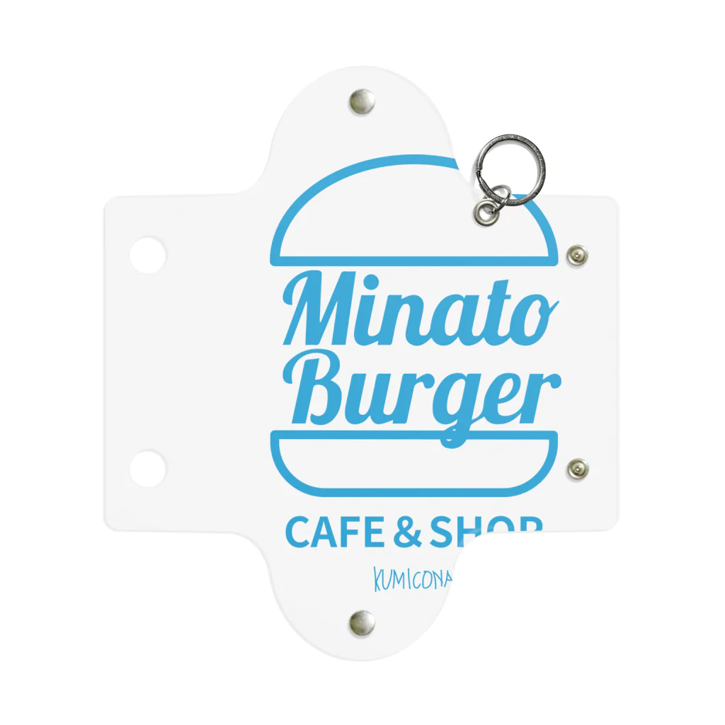 kumiconaShopのミナトバーガー_ロゴグッズ(MinatoBurger) Mini Clear Multipurpose Case