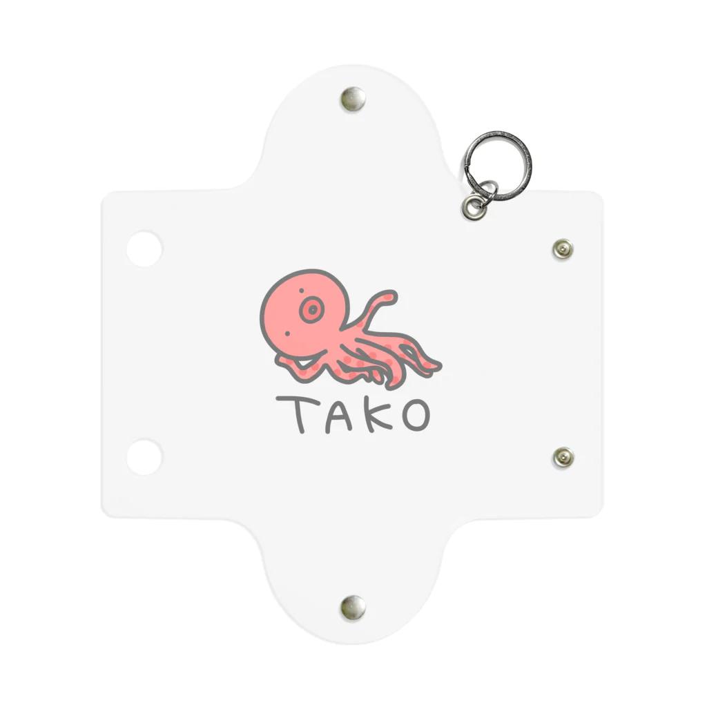 千月らじおのよるにっきのTAKO(色付き) ミニクリアマルチケース