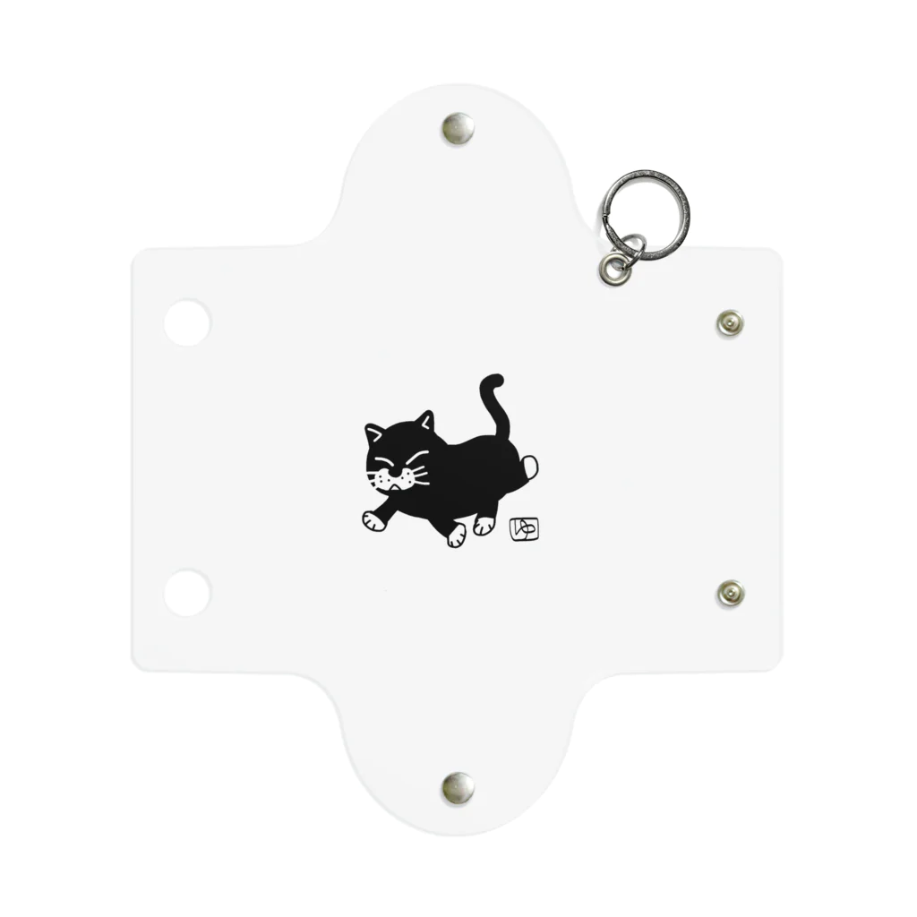 ねこふく屋の鼻歌クロネコさん Mini Clear Multipurpose Case