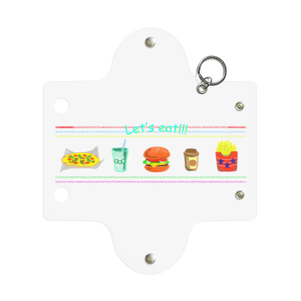 Yokokkoの店のLet's eat!!! Mini Clear Multipurpose Case