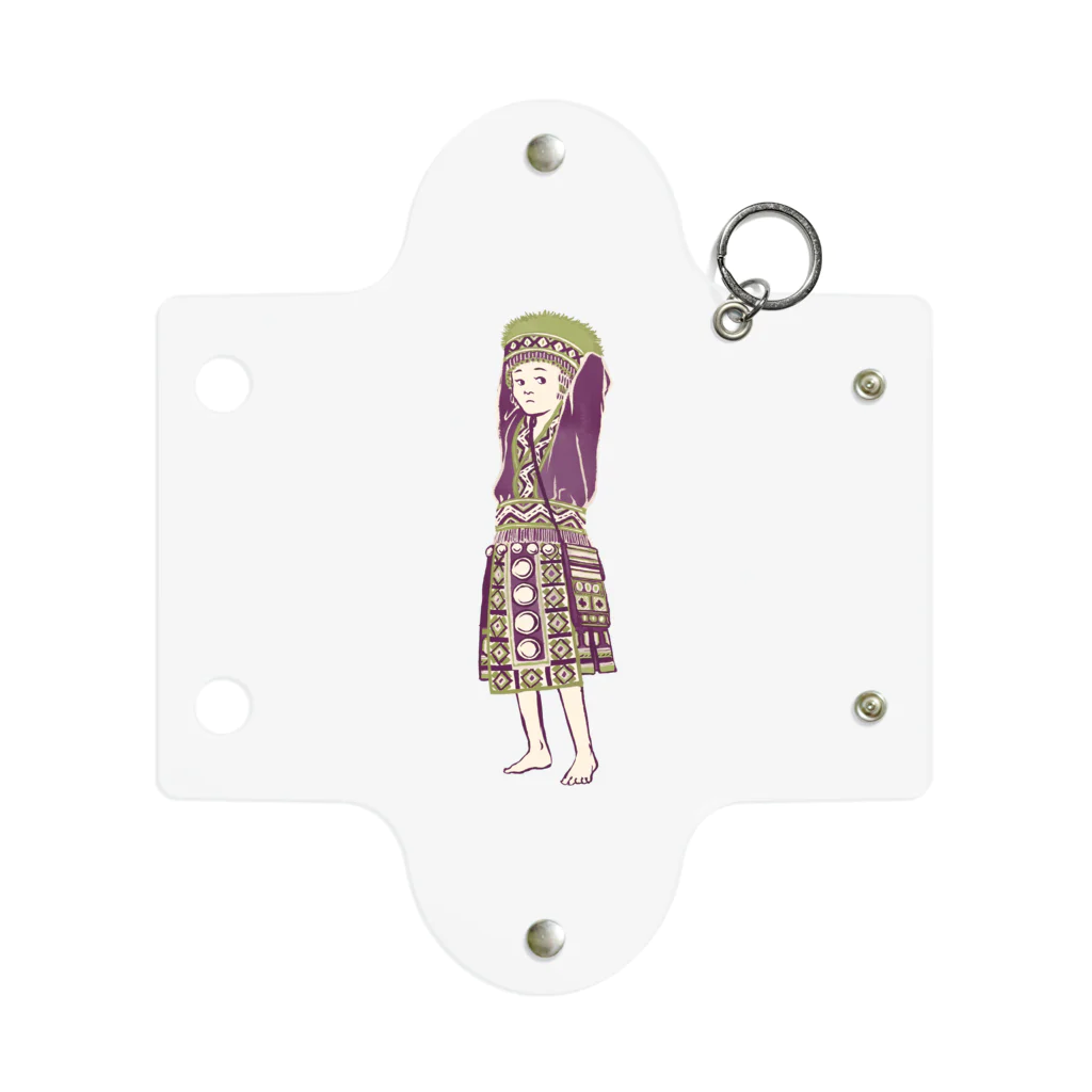 IZANAMI by Akane Yabushitaの【タイの人々】モン族の女の子 Mini Clear Multipurpose Case