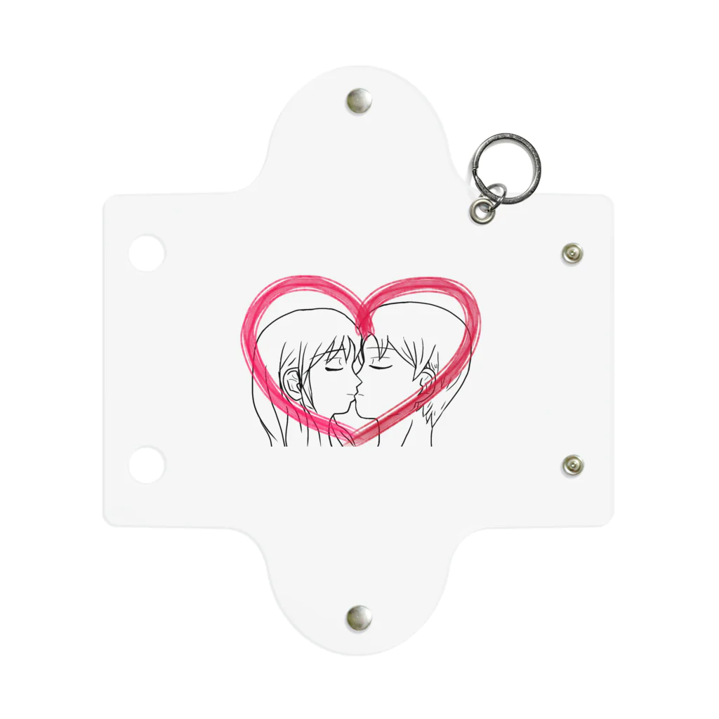 Lily bird（リリーバード）のKissing with heart♥ Mini Clear Multipurpose Case