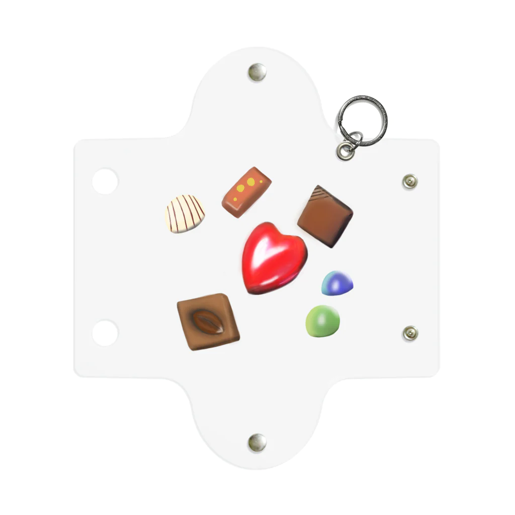 R_Rのチョコレート Mini Clear Multipurpose Case