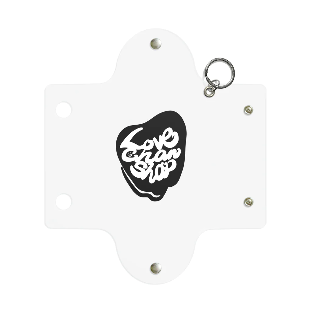 ❤Loveちゃんshop❤のLOVE HEART black Mini Clear Multipurpose Case