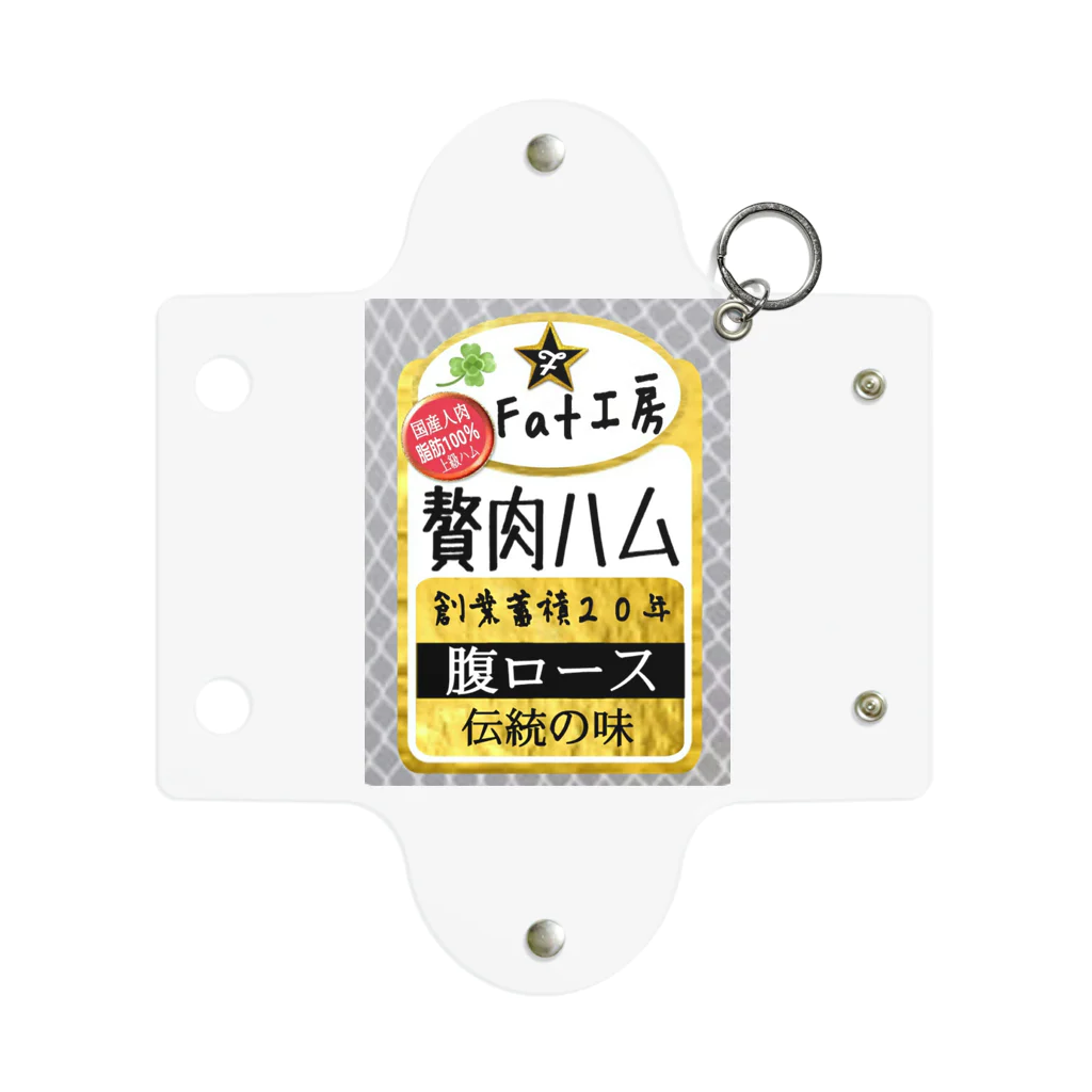 みにゃ次郎のお腹の贅肉をハムに！ Mini Clear Multipurpose Case