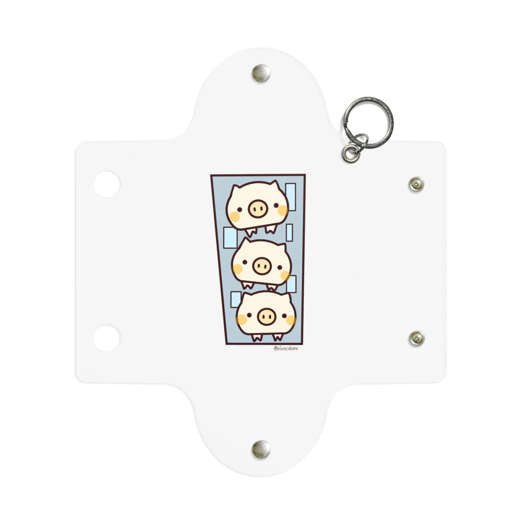 Piyocoloreの今どきの三匹の子ブタはタワマンに住む Mini Clear Multipurpose Case