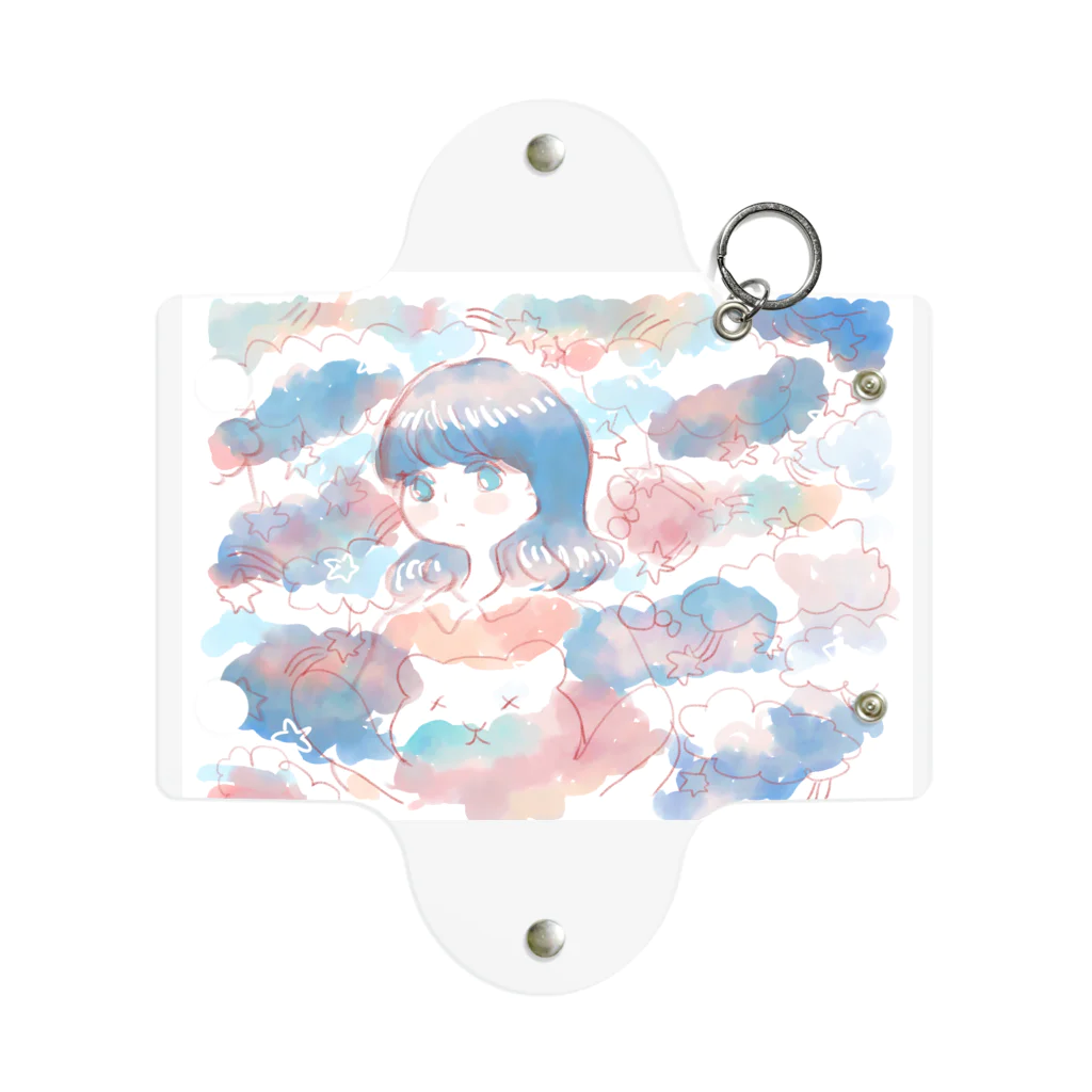 far from okのふわふわのゆめ Mini Clear Multipurpose Case