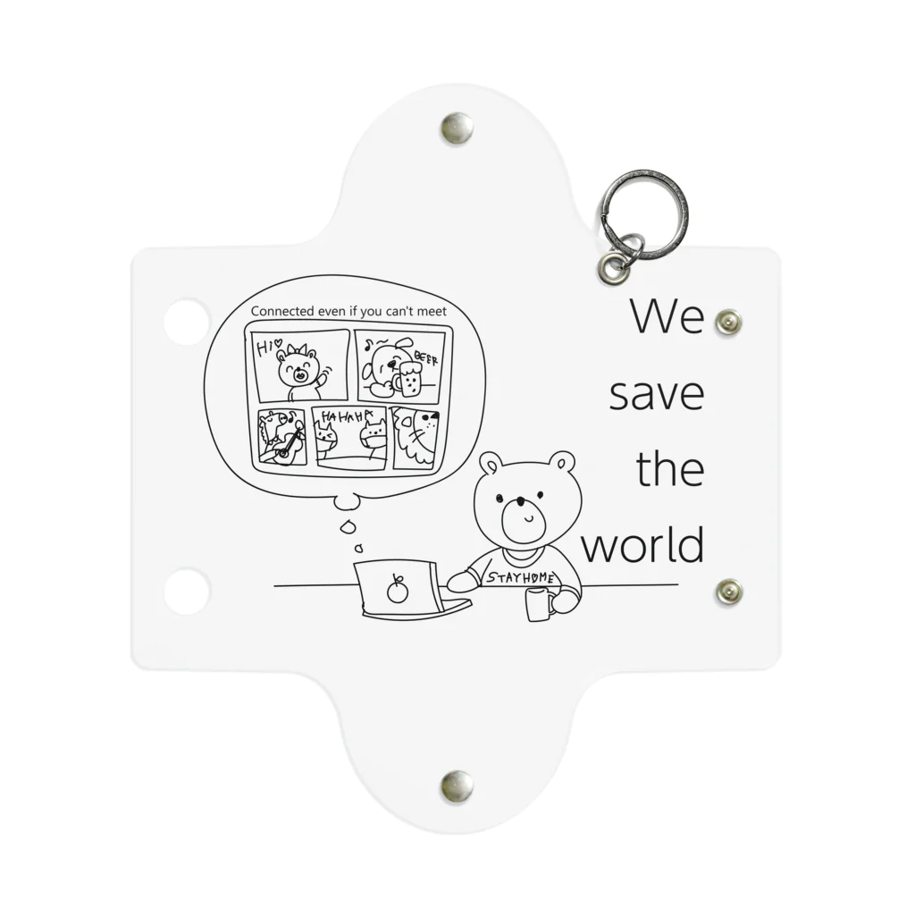 フカツ マリエのWe save the world Mini Clear Multipurpose Case