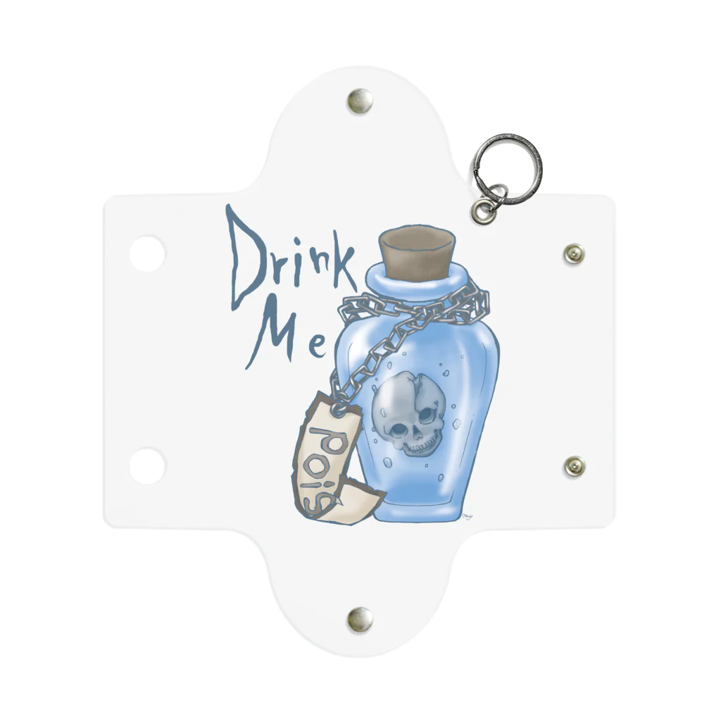 みあまゆあのDrinkMeスカル Mini Clear Multipurpose Case