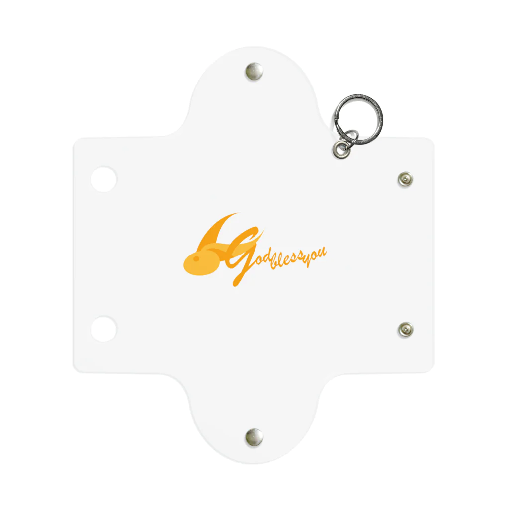 ultra marine yellow_storageのorange rabbit Mini Clear Multipurpose Case