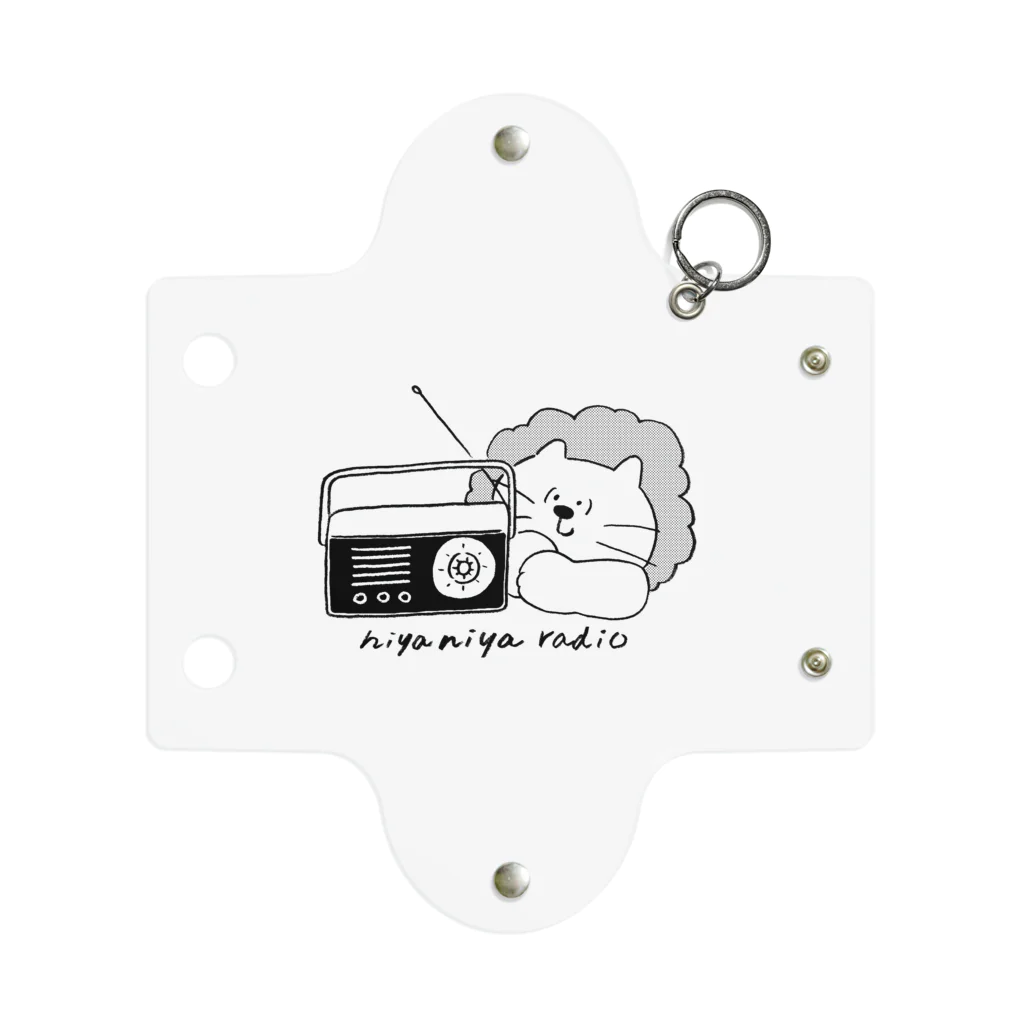 マーライオン OFFICIAL  GOODSのにやにやRadioロゴ2 Mini Clear Multipurpose Case