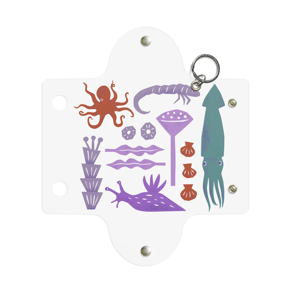 水島ひねのSea Creatures Mini Clear Multipurpose Case