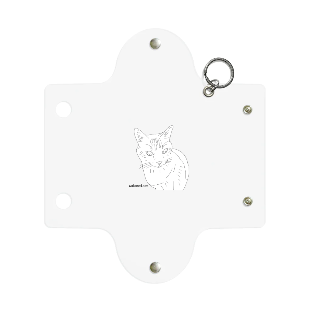 Wakameleonの猫のぴーちゃんです！ Mini Clear Multipurpose Case