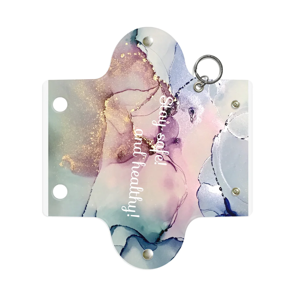 Autumn flower -alcoholinkart-のStay safe and healthy! Mini Clear Multipurpose Case