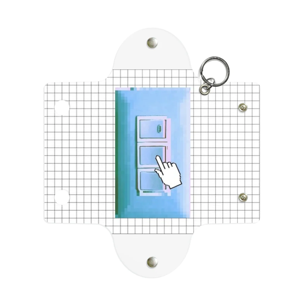 〰️➰わにゃ屋さん➰〰️のUpdated Blue Switch ver.2 Mini Clear Multipurpose Case