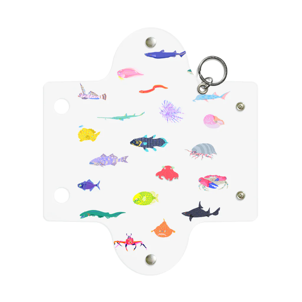 kyotsubeのカラフル深海生物 Mini Clear Multipurpose Case